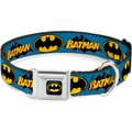 Buckle-Down Vintage Batman Logo & Bat Signal Dog Collar, Large