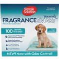Simple Solution FragranceSmart Odor Control Green Tea Fragrance Odor Neutralizer with Wetness Indicator Puppy Training Pads, 100 count