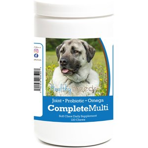 Healthy Breeds All In One Multivitamin Soft Chews Dog Supplement, 120 count