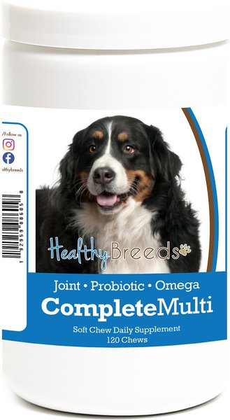 Healthy Breeds All In One Multivitamin Soft Chews Dog Supplement, 120 count slide 1 of 1