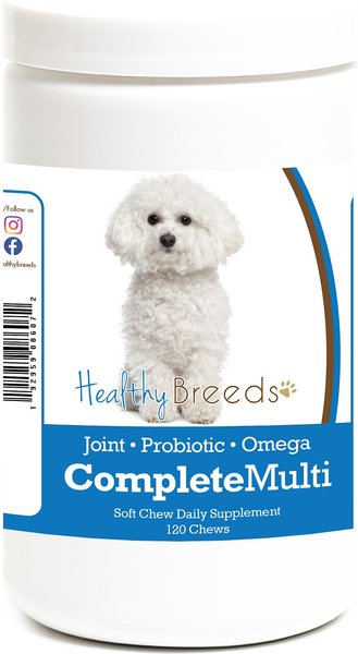 Healthy Breeds All In One Multivitamin Soft Chews Dog Supplement, 120 count slide 1 of 2