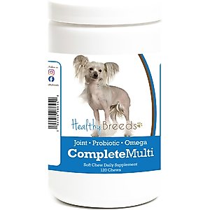 Healthy Breeds All In One Multivitamin Soft Chews Dog Supplement, 120 count