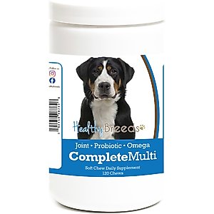 Healthy Breeds All In One Multivitamin Soft Chews Dog Supplement, 120 count
