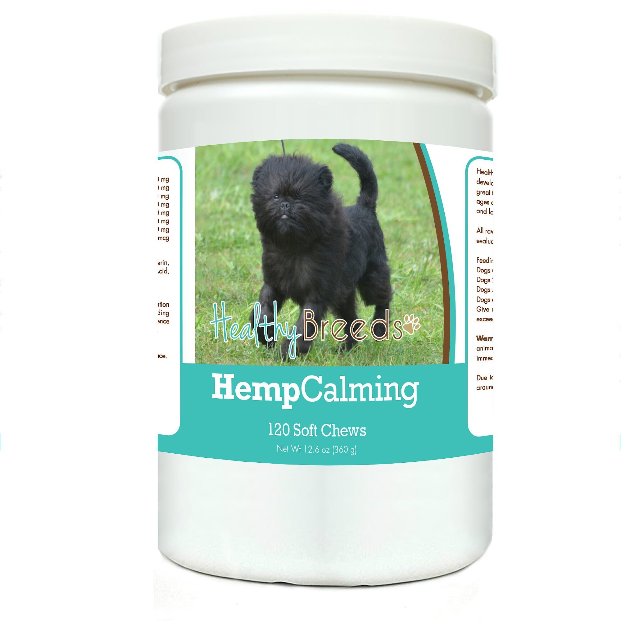 HEALTHY BREEDS Hemp Calming Soft Chews Dog Supplement, 120 count ...