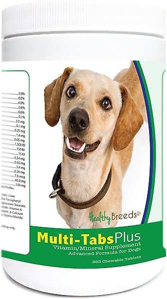 Healthy Breeds Multi-Tabs Plus Chewable Tablets Dog Supplement, 365 count slide 1 of 3