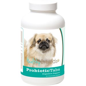 Healthy Breeds Probiotic & Digestive Support Chewable Tablet Dog Supplement, 60 count