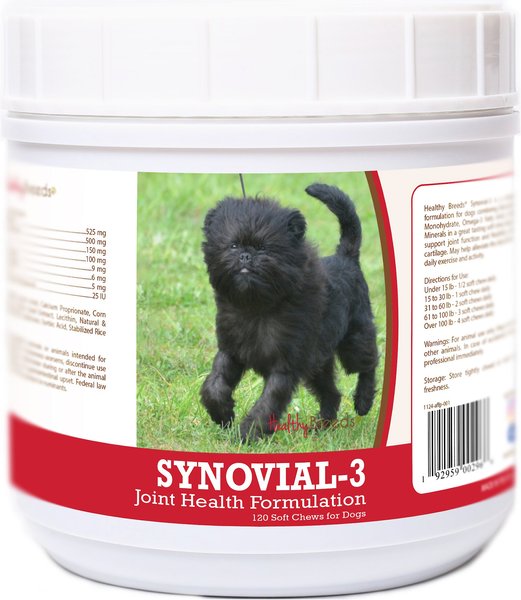 Healthy Breeds Synovial-3 Joint Health Formulation Soft Chews Dog Supplement, 120 count slide 1 of 2