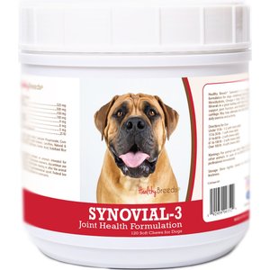Healthy Breeds Synovial-3 Joint Health Formulation Soft Chews Dog Supplement, 120 count