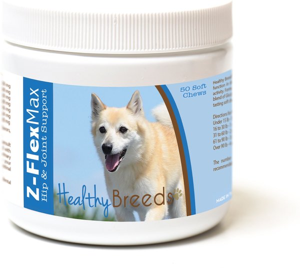 Healthy Breeds Z-Flex Max Hip & Joint Soft Chews Dog Supplement, 50 count slide 1 of 2