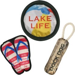 Territory Day at the Beach Play Dog Toys, 3 count