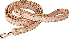 Scotch & Co Pink/Gold Handcrafted Dog Leash