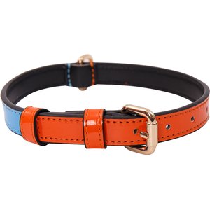 Scotch & Co The Daisy Handcrafted Standard Dog Collar, X-Small: 6.5 to 10-in neck, 0.8-in wide
