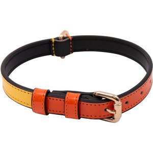 Scotch & Co The Butterscotch Handcrafted Standard Dog Collar, X-Small: 6.5 to 10-in neck, 0.8-in wide