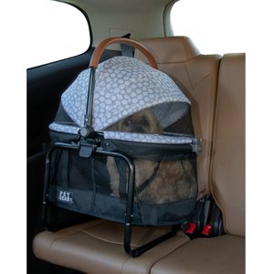 Pet Gear View 360 Booster Travel System Dog & Cat Carrier, Silver Pearl