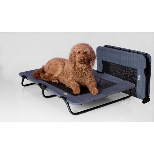 GEN7PETS CoolAir Cot Elevated Dog Bed, Trailblazer Blue, Large
