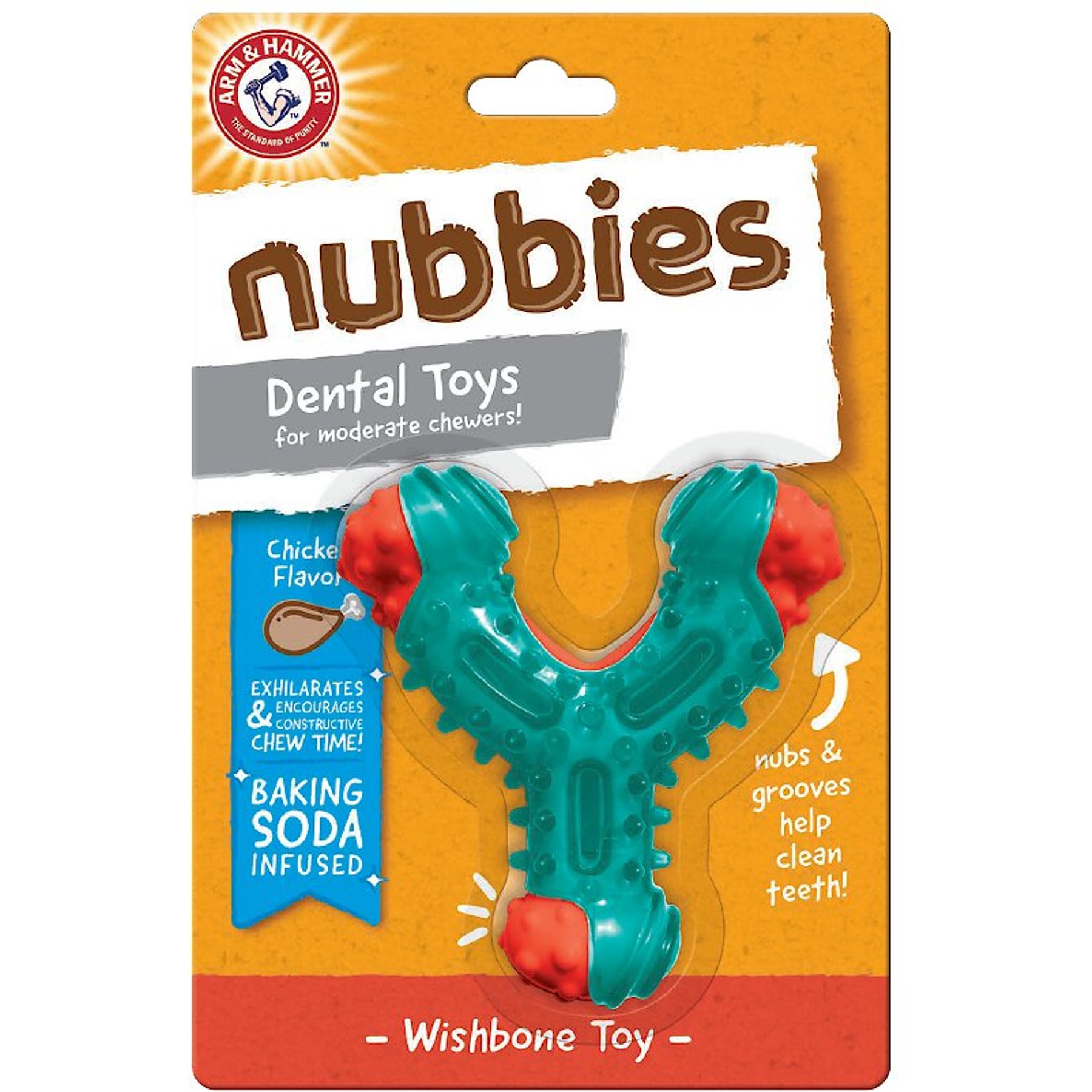 Arm & Hammer: Nubbies WishBone Dental Toy for Dogs – Fetch for Pets