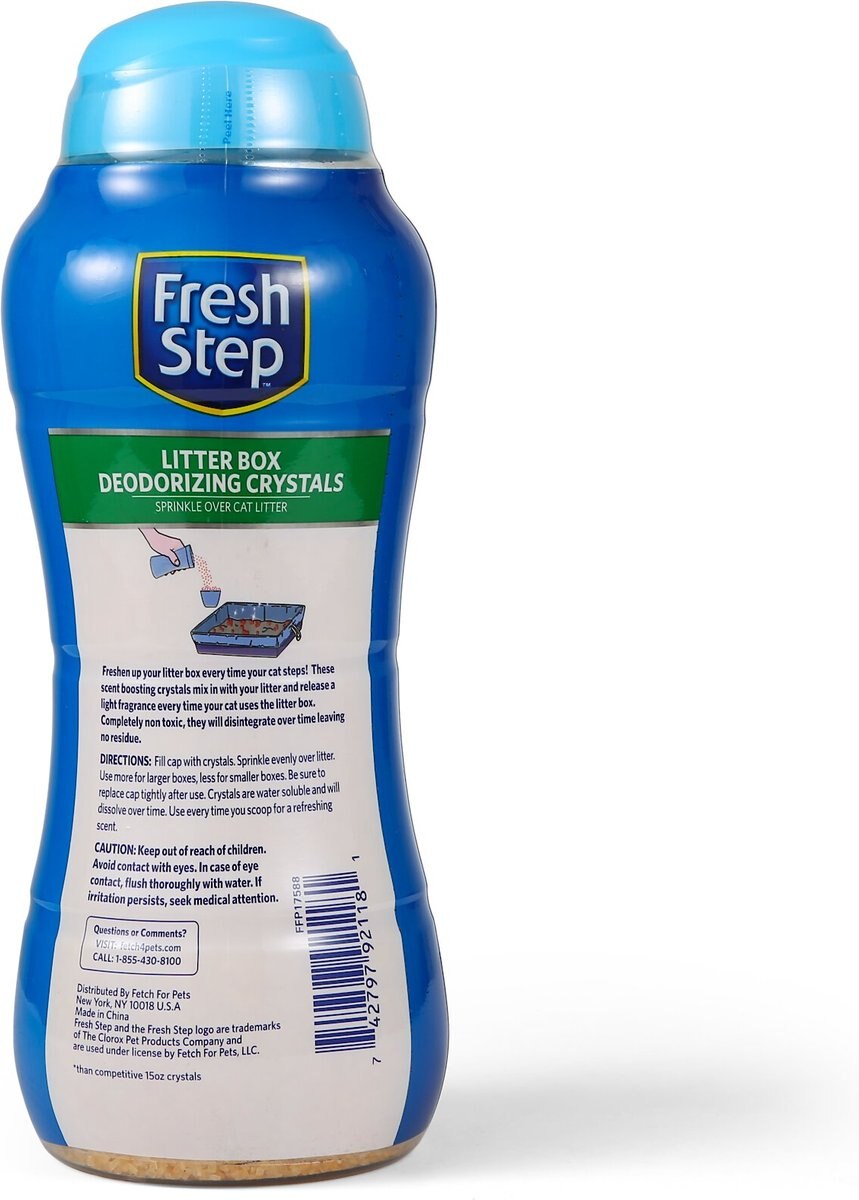 FRESH STEP PRODUCTS Summer Breeze Cat Litter Deodorizing Crystals, 70