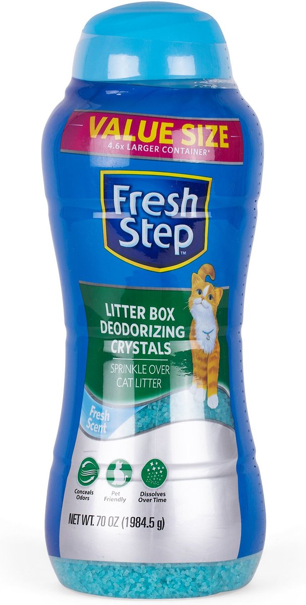 Fresh step litter shop box cleaning spray