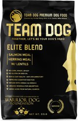 Team Dog Salmon Meal & Herring Meal 30/25 Elite Blend Premium Dry Dog Food, 33-lb bag slide 1 of 9