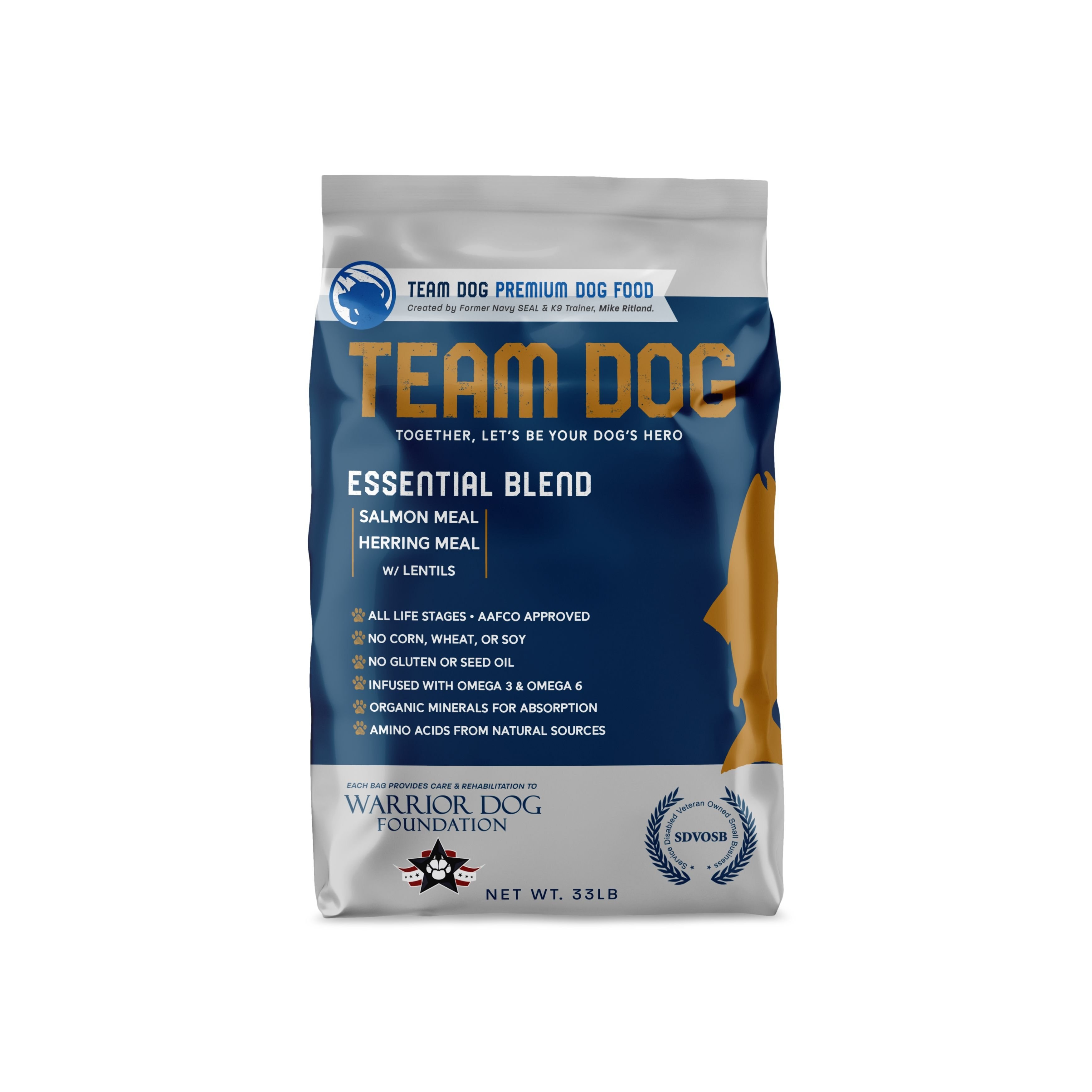TEAM DOG Salmon Meal & Herring Meal 26/20 Essential Blend Premium Dry