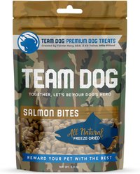 Team Dog Salmon Bites Dog Freeze-Dried Treats, 5-oz bag