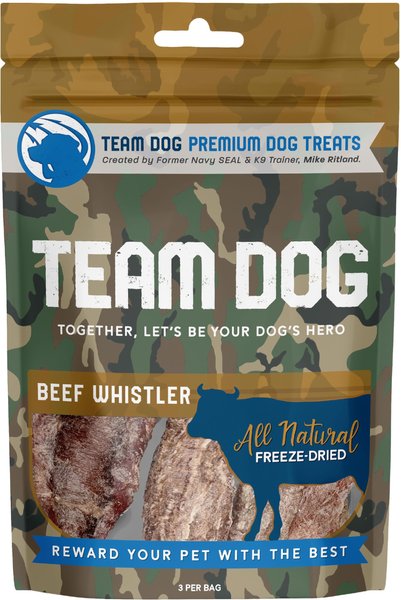 Team Dog Beef Whistler Dog Freeze-Dried Treats, 3 count slide 1 of 8
