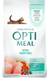 Optimeal Vital Nurture Kitten Chicken & Rice Recipe Dry Cat Food, 8.8-lb bag