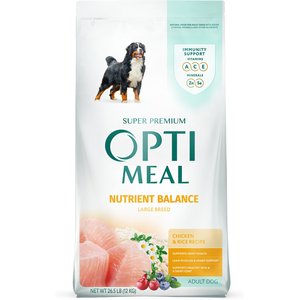 Optimeal Nutrient Balance Chicken & Rice Recipe Large Breed Dry Dog Food, 26.5-lb bag