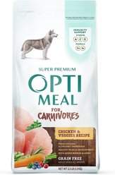 Optimeal Grain-Free Chicken & Veggies Recipe All Breed Dry Dog Food, 3.3-lb bag