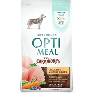 Optimeal Grain-Free Chicken & Veggies Recipe All Breed Dry Dog Food, 8.8-lb bag