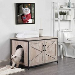 Unipaws Decorative Cat Litter Box Enclosure slide 2 of 6