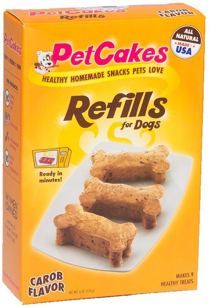 PetCakes Carob Flavor Refills Dog Treats, 6-oz box slide 1 of 1