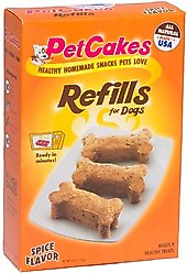 PetCakes Pumpkin Spice Flavor Refills Dog Treats, 6-oz box