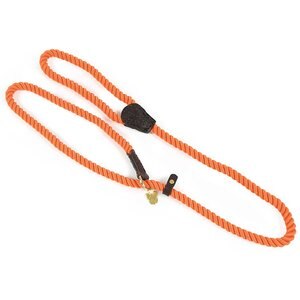 Digby & Fox Rope Slip Dog Lead, Orange
