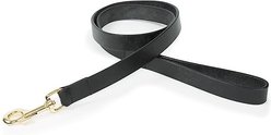 Digby & Fox Flat Leather Dog Lead, Black, Small