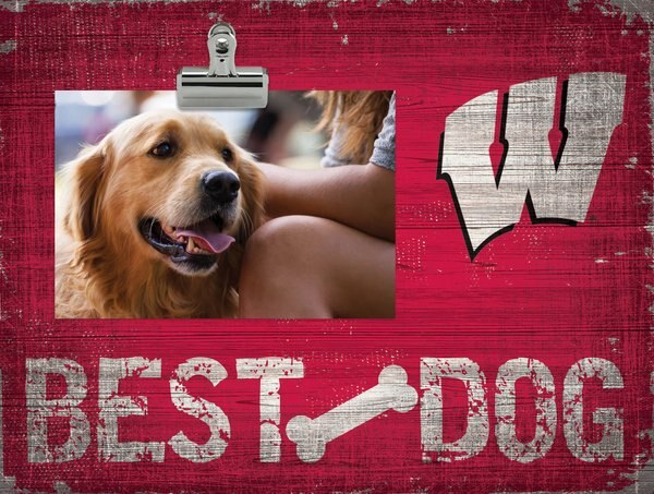 Fan Creations NCAA Best Dog Clip Photo Frame, University of Wisconsin slide 1 of 1