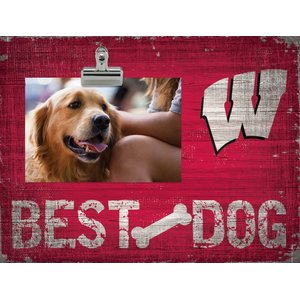 Fan Creations NCAA Best Dog Clip Photo Frame, University of Wisconsin