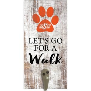 Fan Creations NCAA Dog Leash Holder Sign Wall Decor, Oklahoma State