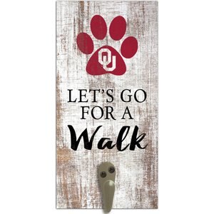 Fan Creations NCAA Dog Leash Holder Sign Wall Decor, University of Oklahoma