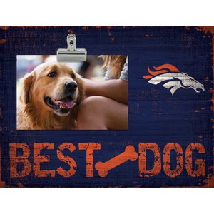 Fan Creations NFL Best Dog Clip Photo Frame, Denver Broncos