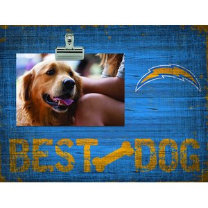 Fan Creations NFL Best Dog Clip Photo Frame, Los Angeles Chargers