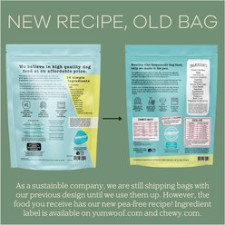 Yumwoof Natural Pet Food Perfect Kibble All Lifestages Soft & Chewy Dehydrated Dog Food, 3.5-lb bag slide 2 of 9