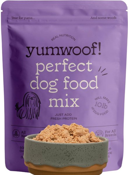 Discontinued - YUMWOOF NATURAL PET FOOD Perfect Dog Food Mix, 1-lb bag ...