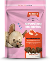 Tailored Growing Puppies Real Beef Recipe Grain-Free Dog Treats, 16-oz bag