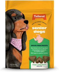 Tailored Senior Real Chicken Recipe Grain-Free Dog Treats, 16-oz bag