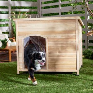 Frisco Classic Ready to Paint Wood Dog Houses, X-Large