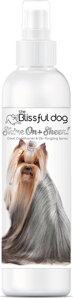 The Blissful Dog Shine-On+Sheen Dog De-Tangling Coat Spray, 4-oz Bottle slide 1 of 4