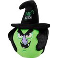 Frisco Halloween Bad Witch Round Plush Squeaky Dog Toy