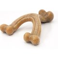 Nylabone Gourmet Style Strong Chew Wishbone Chicken Dog Toy, Brown, Large/Giant