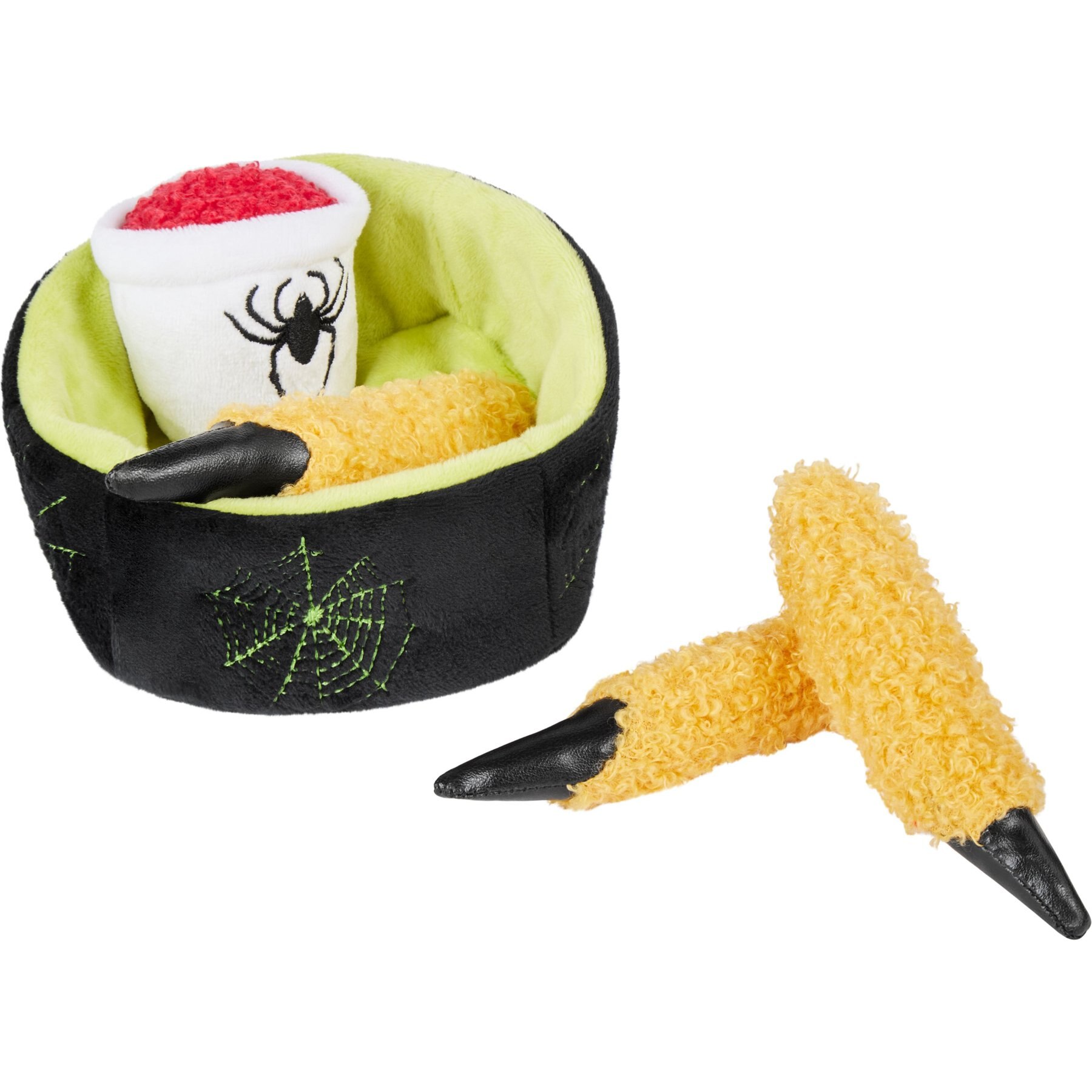 Frisco Halloween Haunted Mozzarella Sticks Plush Cat Toy with Catnip